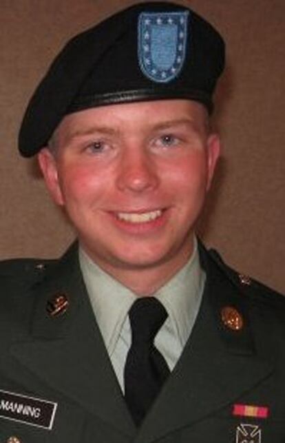 El soldado estadounidense Bradley Manning, acusado de difundir documentación clasidicada.