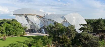 Fundación Louis Vuitton, en París.