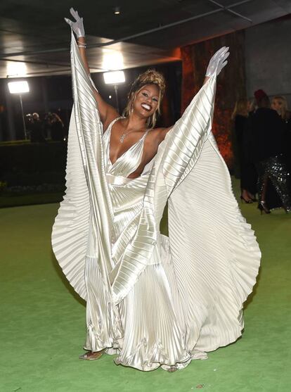 Laverne Cox, actriz de 'Orange is the New Black', durante la gala del Academy Museum of Motion Pictures.