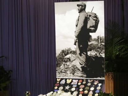 Homenaje a Castro en La Habana.