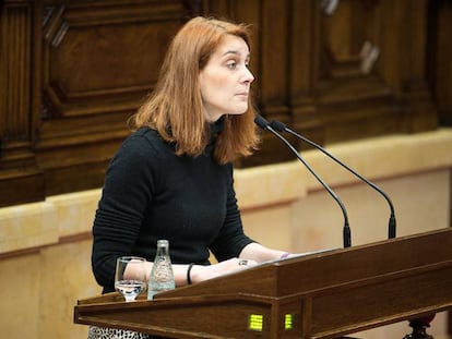 Jessica Albiach al Parlament.