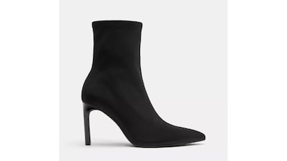 botines negros rebajados