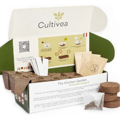 Con accesorios de cultivo