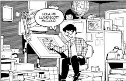 Viñetas de Scott McCloud del libro 'Entender el cómic'.