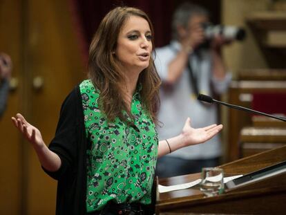 Intervenció de la diputada del PP Català Andrea Levy.