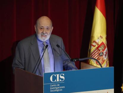 El presidente del Centro de Investigaciones Sociológicas,  José Félix Tezanos.