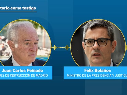 Audio | Así fue el tenso interrogatorio del juez Peinado a Félix Bolaños