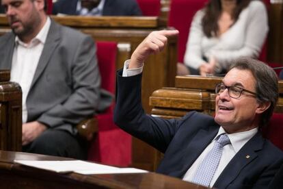 El presidente catalán, Artur Mas.