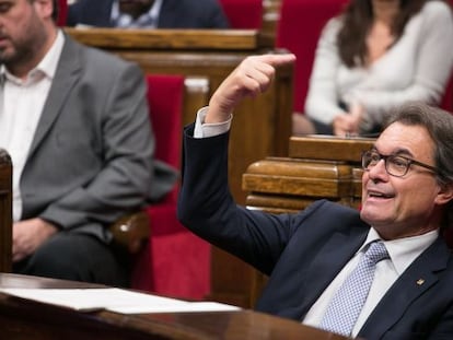 El presidente catalán, Artur Mas.