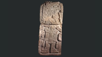Un friso maya del periodo clásico de entre los años 600 y 900.