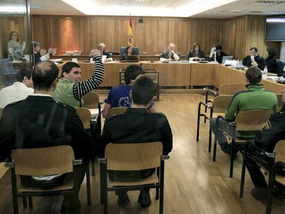Juicio en la Audiencia Nacional a imputados en <i>kale borroka.</i>