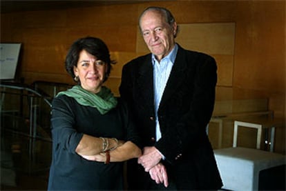 Hoda Barakat y Claudio Guillén.