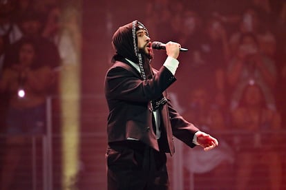 Bad Bunny en la State Farm Arena, Georgia, el 14 de mayo de 2024.