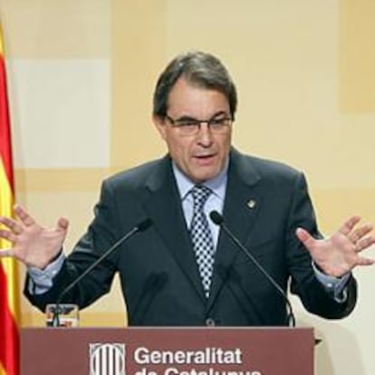 El presidente de la Generalitat catalana, Artur Mas, en Barcelona.