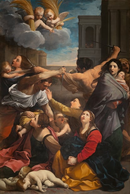 'La matanza de los inocentes', Guido Reni Óleo sobre lienzo, 268 x 170 cm 1611 Bolonia, Pinacoteca Nazionale di Bologna. Per concessione del Ministero della Cultura-Pinacoteca Nazionale di Bologna.