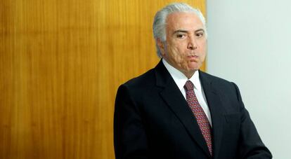 Michel Temer no Palácio do Planalto.