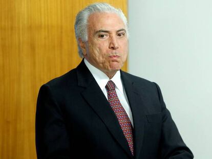 Michel Temer no Palácio do Planalto.