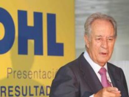 El presidente de OHL, Juan Miguel Villar Mir