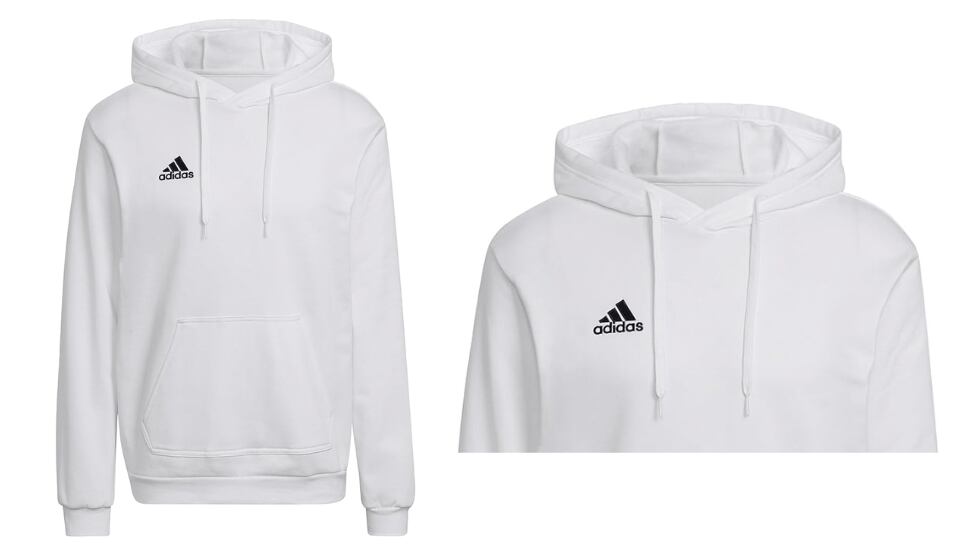 Sudadera Adidas blanca.