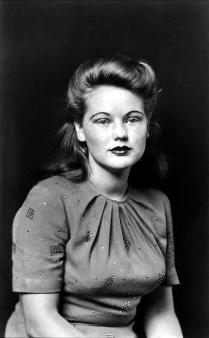 Un retratro de Bonnie Dell Gardner, en 1943.