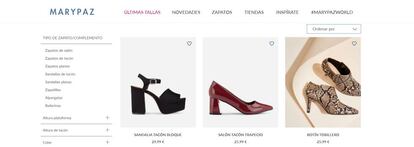 Tienda online de MaryPaz.