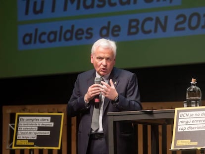 Ferran Mascarell durante la presentación