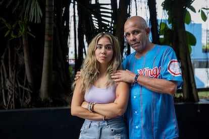 Arianne y Justo Betancourt, en Miami, Florida.