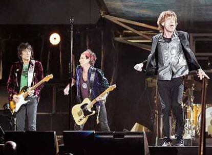 Los Rolling Stones, en un concierto en Londres en 2006