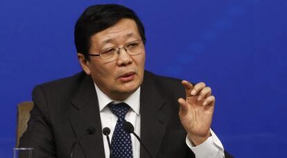 El ministro chino de Finanzas, Lou Jiwei.