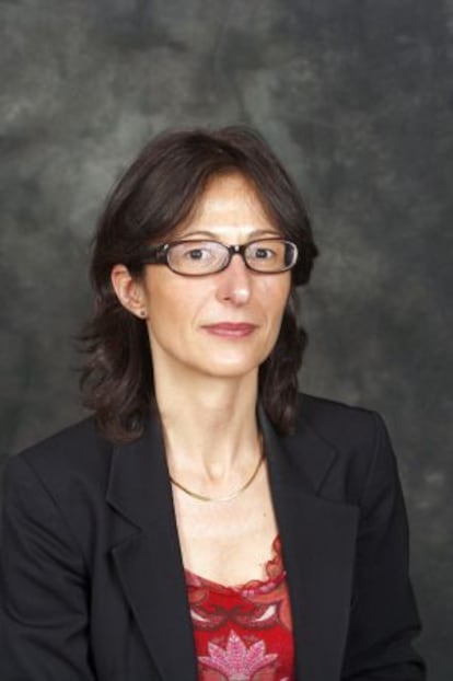 La periodista Florence Hartmann, en 2008.