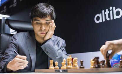 Wesley So, durante el torneo Altibox Norway, en Stavanger (Noruega)