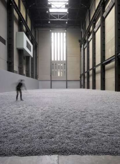 'Semillas de girasol', de Ai Weiwei, en la Tate Modern en 2010.