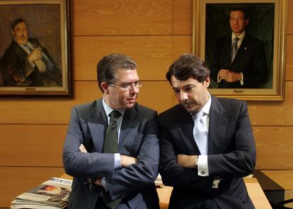 Francisco Granados e Ignacio González, en 2004. 