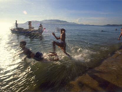 PLAYA DE NHA TRANG, en Nha Trang (Vietnam). Fotografía de Blanca Berlín Miravete (Madrid), de 53 años.