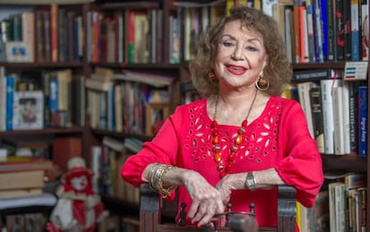 Delia Fiallo en su residencia de Miami, el jueves, 11 de enero.