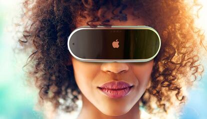 Recreación de las gafas de realidad virtual de Apple