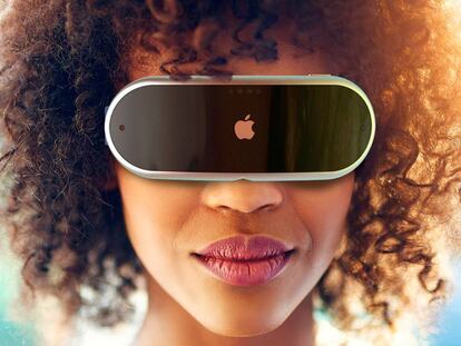 Recreación de las gafas de realidad virtual de Apple