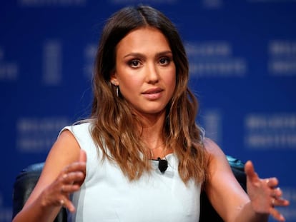 Jessica Alba durante una conferencia el pasado mayo en Los &Aacute;ngeles. 