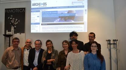 Equipo directivo y colaborador de &#039;Archivos&#039;.
 