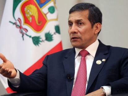 El presidente de Per&uacute;, Ollanta Humala.