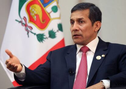 El presidente de Perú, Ollanta Humala.