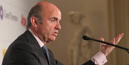 El ministro de Economía, Luis de Guindos.