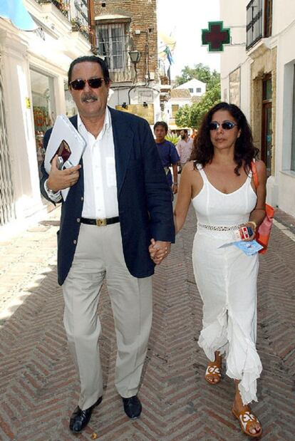 Julián Muñoz e Isabel Pantoja, en 2003.