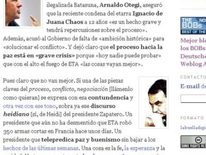 "La Huella Digital", mejor blog en castellano en los premios BOBs