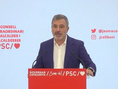 El líder del PSC en Barcelona y primer teniente de alcalde de la ciudad, Jaume Collboni.