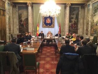 Reunión de coordinación en la Delegación del Gobierno en Madrid.