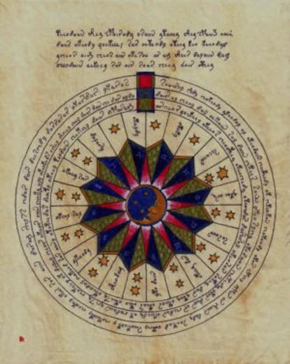 Imágenes del 'Códice Voynich'.