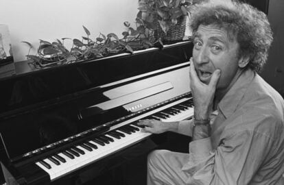 El c&oacute;mico Gene Wilder, en 1987 en Los Angeles.