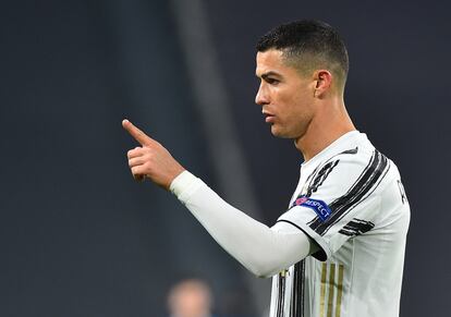 Cristiano en la pasada jornada de Champions