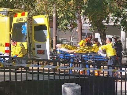 Herido de bala en el Forat de la Vergonya